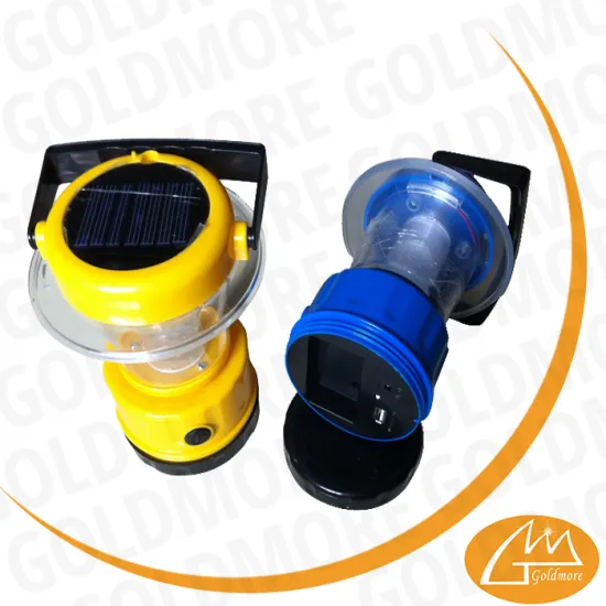 Goldmore3 9 led rechargeable solar lantern, two solar panel camping light, new popular solar light