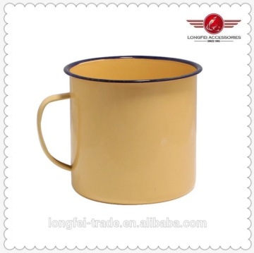 Plain Enamel Metal Coffee Mug Tea Cup