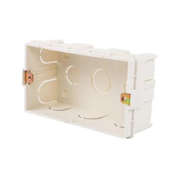 Cajas de plástico eléctricas PVC 3x6 Caja de interruptor