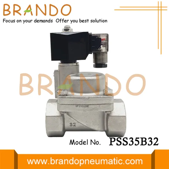 1-1/4'' 25 bar Stainless Steel Steam Solenoid Valve 12V 24V 110V 220V