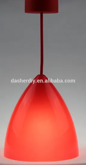 European classic plastic lamp with edison bulb