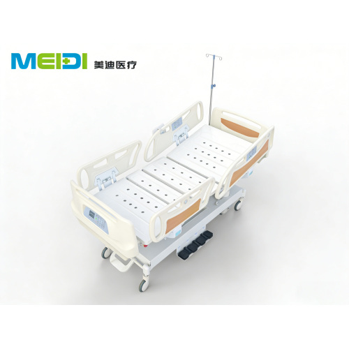 Customizable Three-Column Electric Lift Hospital Bed, High-End Minimalist Style