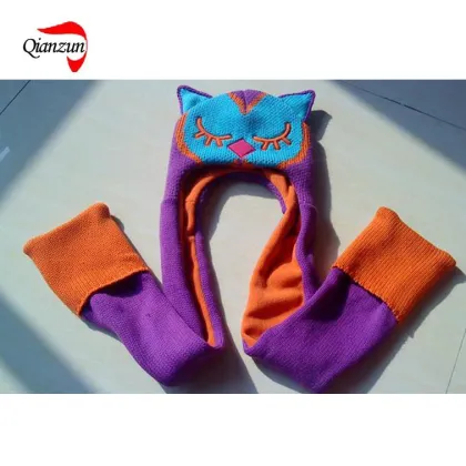 Kid Cat Knitting Beanie Hat (CY-5-48)