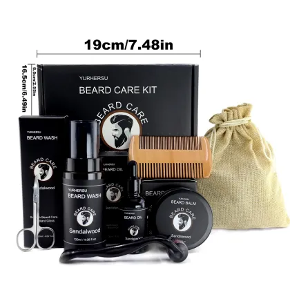 New Arrival Grooming & Beard Care Kit with Combs for Moisturizing Male Skin