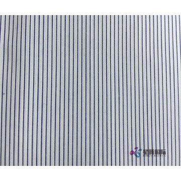 Pinstripe Polyester Blend Plain Fabric