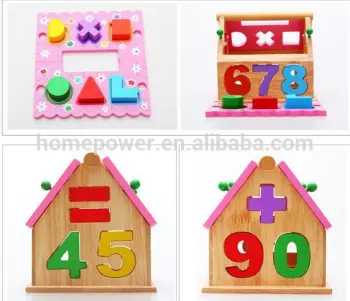 Wooden Letters Building Block Cart DIY Block New Toys for Kid 2016