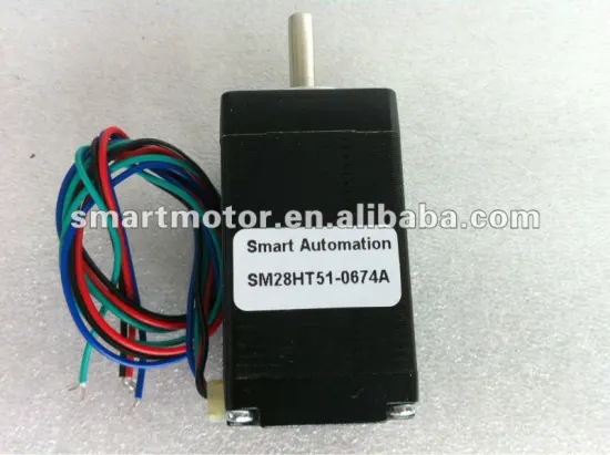 SM28HT51-0674 28mm nema 11 step motor, holding torque 1.2kg.cm, 2phase, 4 leads