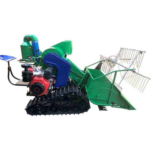 Mini Rice Harvesting Machine 4LZ-0.8 Rice Harvest Cutter Machine In Field Supplier