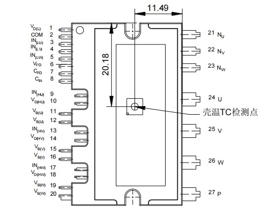 BIPN60015C.Pin Configuration