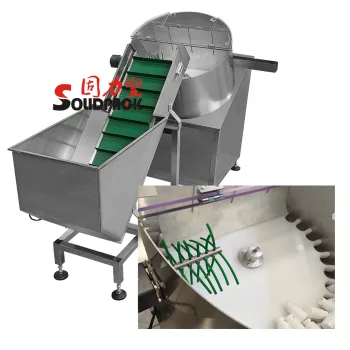 SolidPack Automatic Small Plastic Bottle Unscrambler Machine