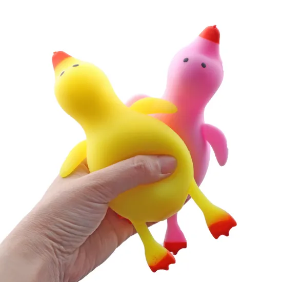 Hot TikTok Selling: Decompression Duck and Chicken Squeeze Toys at Dollar Items Promotion