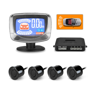 High-Quality 4-Car Reverse Parking Sensors with LCD Display and Digital Voice Alert