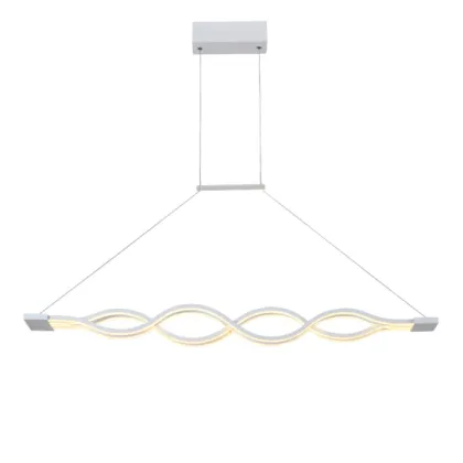 Shinetime Modern Minimalist Acrylic Wave Chandelier