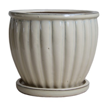 Neuer Stil frostbeständiger Keramikglasur Modern 6in 8in Blumenpot
