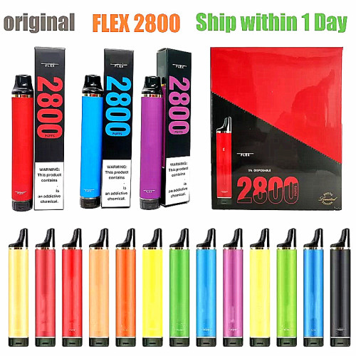 E-rokok yang berbeza buah-buahan rasa puff flex 2800 puffs