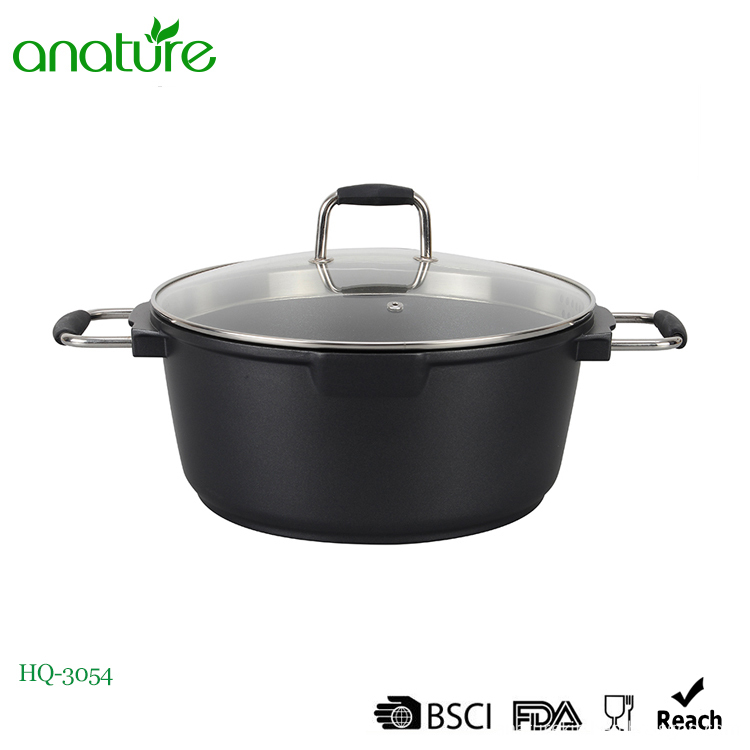 Die Casting Kitchen Aluminum Non Stick Sauce Pot