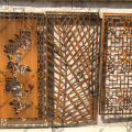 New design wholesale garden corten steel garden screen