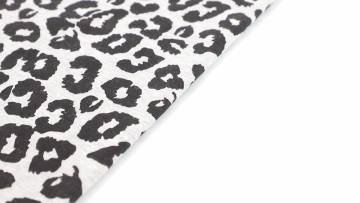 cvc brushed custom animal print fleece fabric