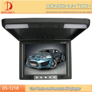 High quality 12.1 inch roof monitor auto car roof monitor AV player