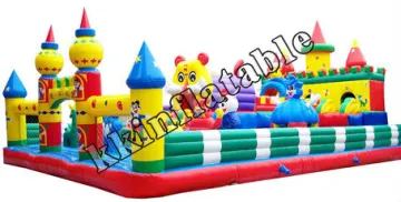 commercial giant inflatable fun city/amusement park
