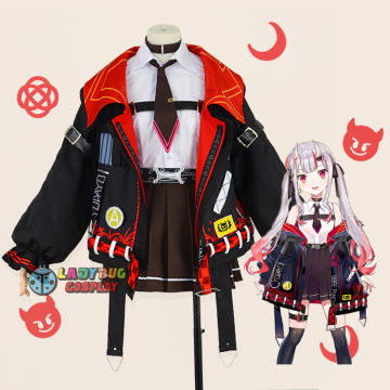 Hololive Vtuber Nakiri Ayame Cosplay Costume