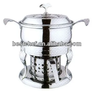 stainless steel Deluxe mini hot pot for single or double
