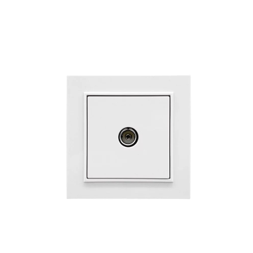 One Gang TV Power Outlet with Hanger