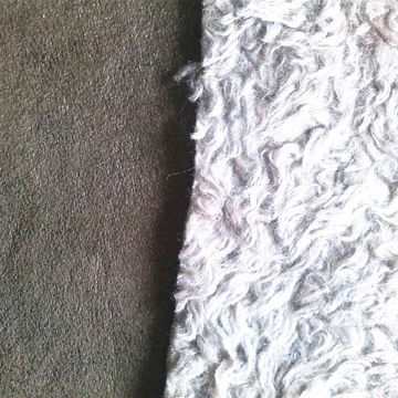 Polyester Fleece Fabric, Bonded Suede, for Fashion Coat
