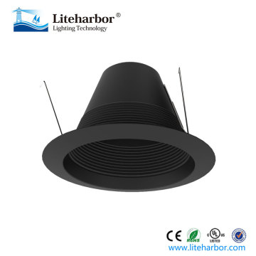 A19 60W max A19 LED 12W max E26 base 5 Inch Cone Baffle Trim