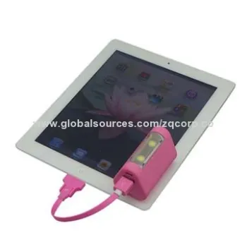 Backup Charger, Micro USB Cell Phone Portable Battery Charger for iPad, iPad 2/3, iPhone 5