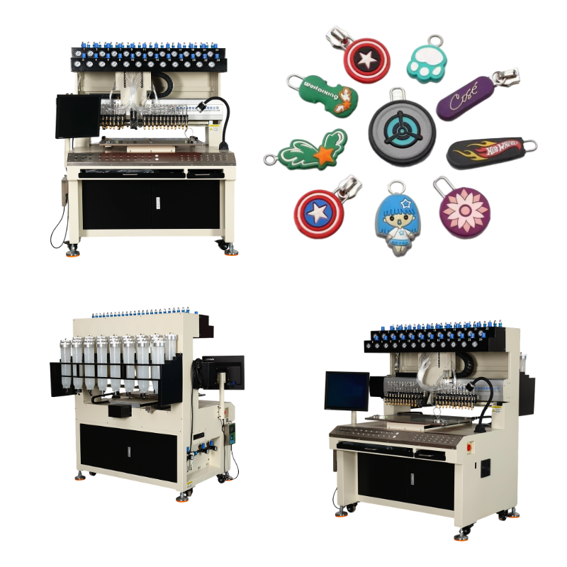 24 colors zipper puller making machine