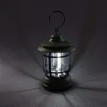 Linterna LED portátil de inspiración retro para acampar con batería recargable
