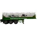 To Middle East 30,000liters 3 BPW Axles Chemical Liquid Semi Trailer For Sale