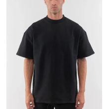High Quality 100 Cotton Acid Wash 250Gsm Heavyweight Vintage Men T Shirt Custom Blank Vintage T Shirt