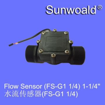 G1.25" Hall magnetic Plastic Water Flow Sensor meter