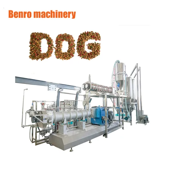 CE Certified Automatic Pre-Cooked Dog Food and Cat Food Making Machine