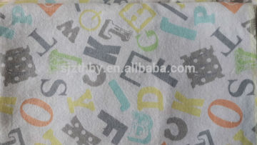 Cotton Baby Prints Wholesale Flannel Fabric For Babywear For Child