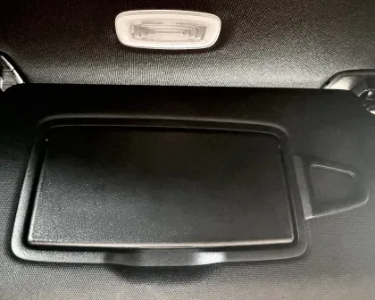 foldable sun visor in car