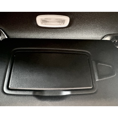 foldable sun visor in car
