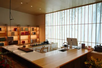 Peaceful Bamboo Tea Sanctuary