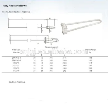 Hot Dip Galvanized Forged Stay Rod Bow/Stell Rod/Stay Rod