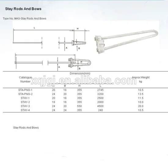 Hot Dip Galvanized Forged Stay Rod Bow/Stell Rod/Stay Rod