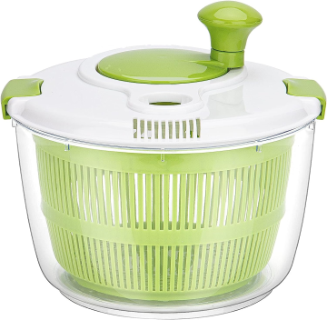 Large Lettuce Spinner Dryer with Comfortable Handle for 5L Vegetables Salad