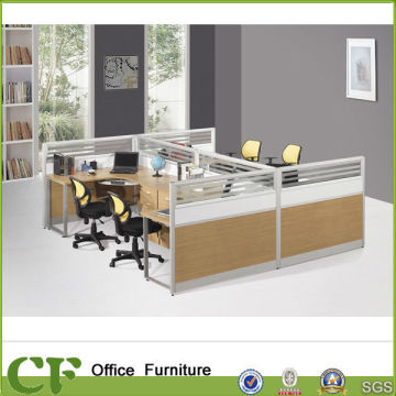 Factory directly selling modular office workstation for 4 people