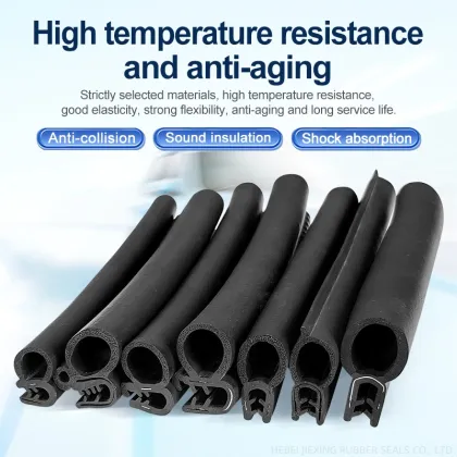 side bubble door anti-collision silicone rubber sealing