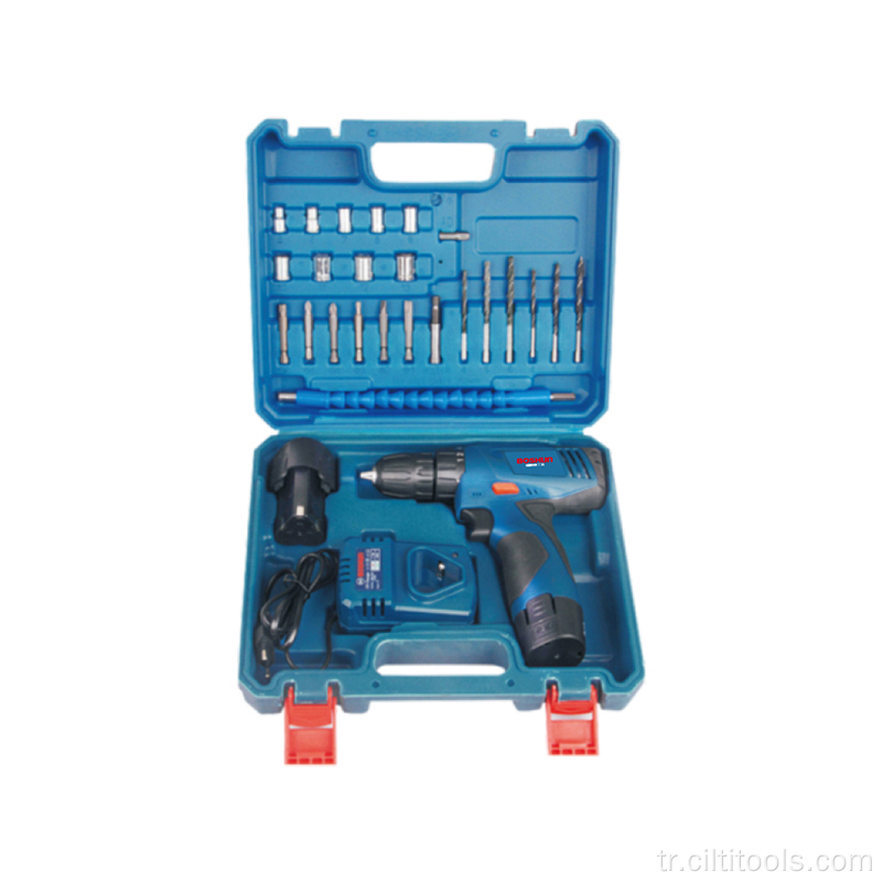 24pcs 12V kablosuz matkap setleri
