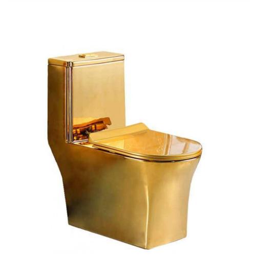 Hot sale ceramic gold toilet Closet