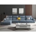 Sofi sofa linen biru abu-abu