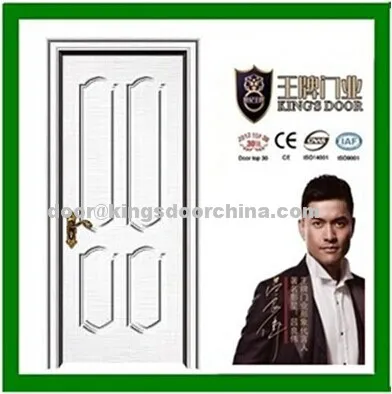 Soundproof pvc wooden room door