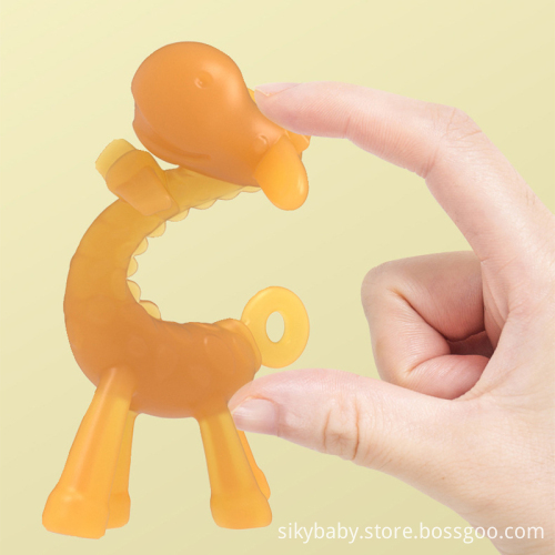 Customized Hot BPA-Free Chewable Silicone Baby Teether Toys Set